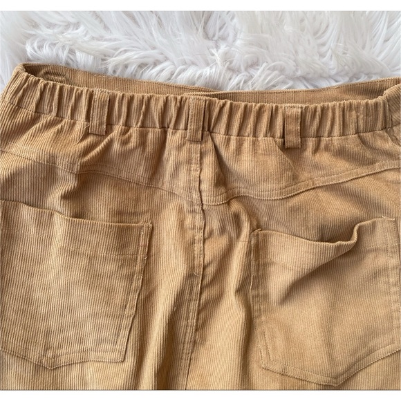 NWT Kirious Tan Corduroy Maxi Skirt - Picture 6 of 6